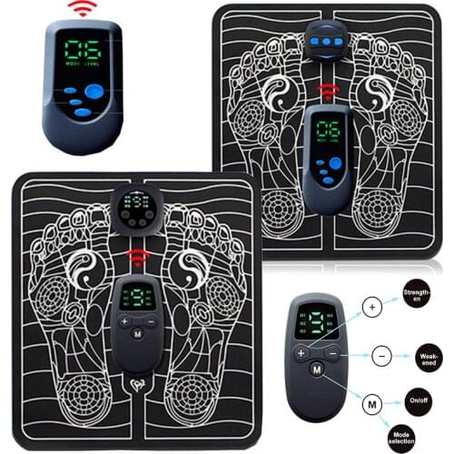 EMS Electric Foot Massager Feet Massage Mat Feet Massage Muscle Stimulator Improve Blood Circulation Relieve Pain Feet Care Tool