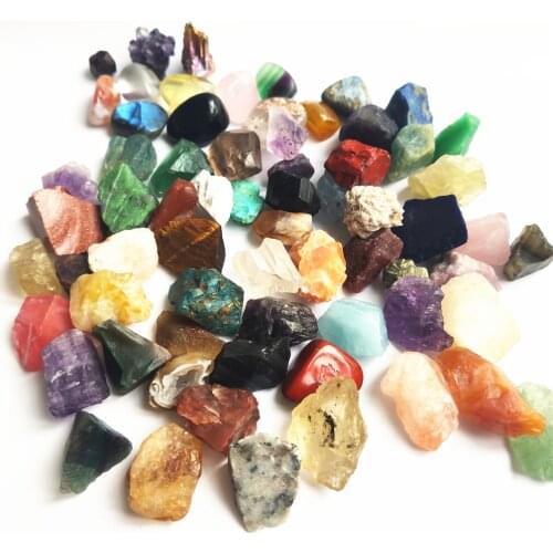 Natural Variety of Stones Crystal Quartz Minerals Specimen Irregular Shape Rough Rock Stone Reiki Healing Home Decoration