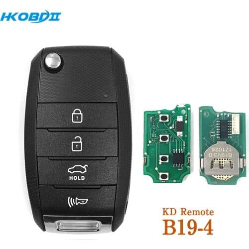 HKOBDII KEYDIY Original KD B19-4 B series Remotes For KD900/MINI KD/URG200 Key Programmer B Series Remotes