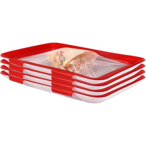 Food Preservation Tray Food Fresh Keeping Fresh Spacer Organizer Food Preservate Refrigerator Food Storage Container Dropship