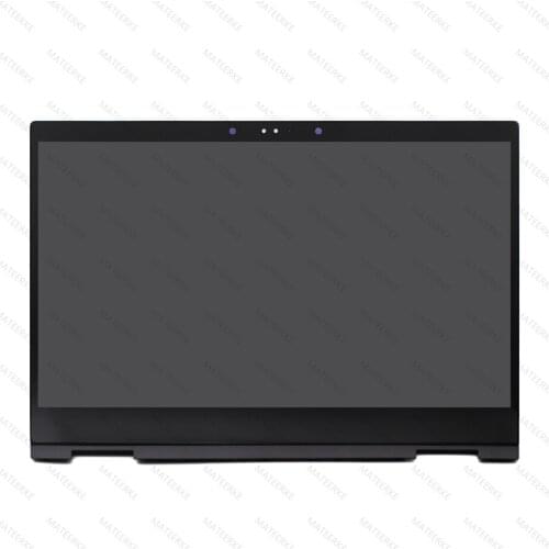 LP133WF4.SPA4 M133NVF3.R0 FHD IPS LED LCD Touch Screen Glass Panel Assembly + Bezel for HP ENVY X360 13-ag Series