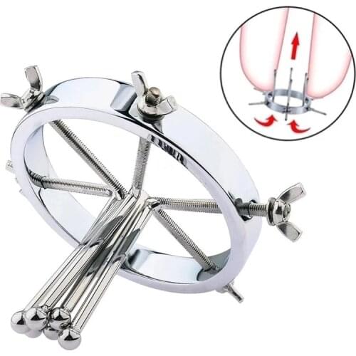 Metal Adjustable Huge Anal Toys Extreme Vaginal Anus Dilator Vaginal Speculum Big Butt Plug Adult Erotic Sex Toys For Men Women