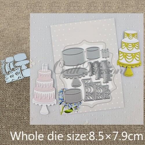 New Design Craft Metal stencil mold Cutting Dies bunk cake decoration scrapbook die cuts Album Paper Card Craft Embossing