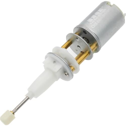 DC Gear Motor 3V 6V Rotary Telescopic Thrust Reduce Electric 6 V Volt Motor Can Push Worm Cyclotron Telescopic Structure DIY Toy