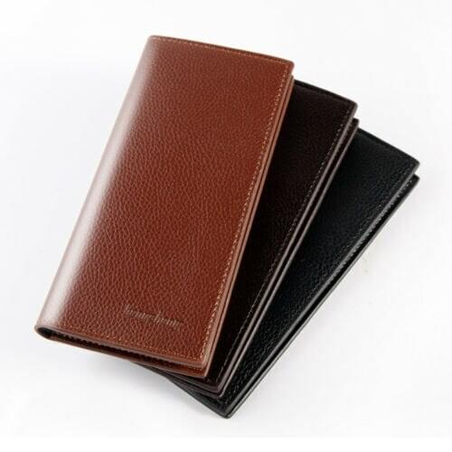 2019 New Mens Leather Bifold Long Wallet Purse Clutch ID Credit Card Holder Smart Wallet Mini Slim Card Wallet Men Wallets