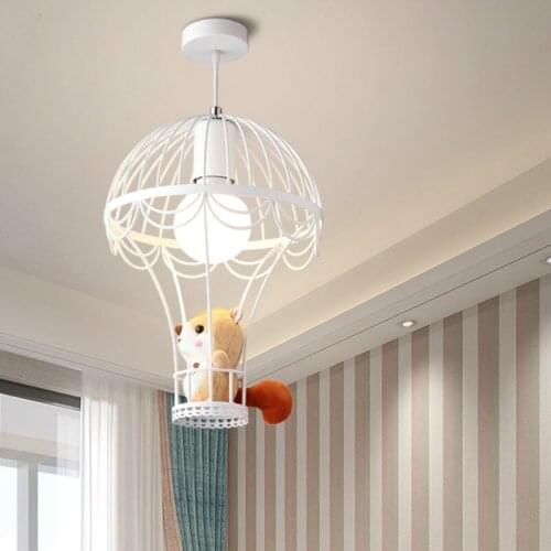 Nordic pendant lighting kids room lamp girl cartoon lamp hot air balloon bedroom pendant lights Dream Iron Pendant lamp LB031703