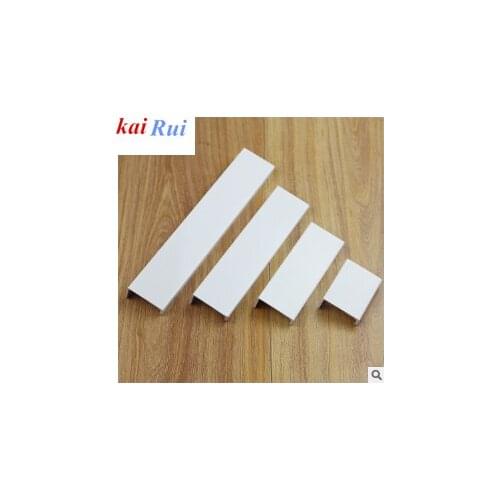 Modern Kitchen Door Drawer Handles Cupboard Cabinet Handle Knob Bedroom Hidden Furniture Black White Knobs Pulls Hardware