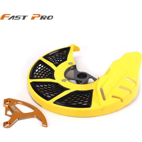 Motocycle CNC Front Rear Brake Disc Rotor Guard Protector For SUZUKI RMZ250 2007 2008 RMZ450 2005-2017 RMX450Z 2010-2015