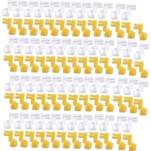 CITALL 100 Pcs 69293-12060 69293-12050 Nylon Car Front Door Handle Lock 5mm Rod End Clips Fit for Toyota Lexus 8.5mm Hole
