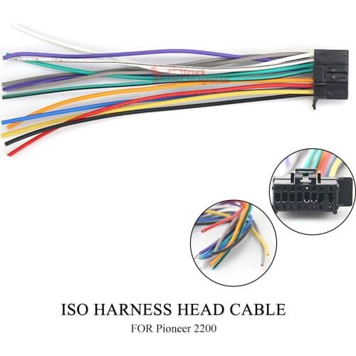 15-007 Car ISO Harness Head Cable for PIONEER DEH-series 2010+ Stereo Radio Wire Adapter Plug Wiring Connector Cable