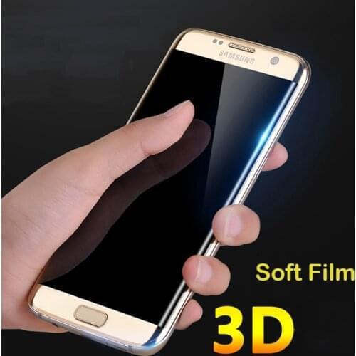 2PCS PET Screen Protector For Samsung S6 S7 edge Protective Film For S8 S9 S10 PLUS Note 9 10 Pro Soft Film Not Tempered Glass