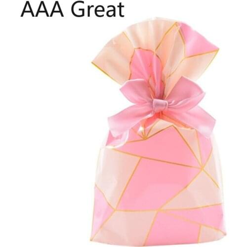 20Pcs/Lot Cake Bags Decorative Party Gift Decoration Plastic Christmas Chocolate Pouches Biscuit Cake Candy Wedding Birthday Bag