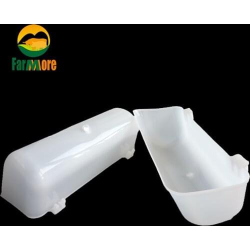 6 Pcs Bird Feeder Pigeon Feed Trough Parrot Plastic Food Box Pigeon Food Bowl Cup Drinking Device Feeder For Bird