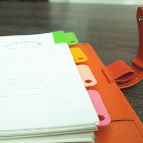 Dokibook Notebook Memo Clip Creative Stationery Easy Clips Colored Label Paper Clip Folder Labels Casual Clips Handmade DIY