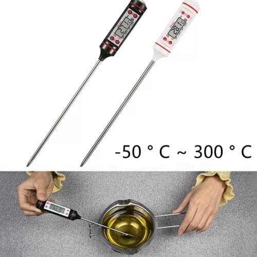 1 pcs Digital Thermometer Measure Liquid Soy Paraffin Wax Tools DIY Candle Making Kits With 15cm Long Probe termómetro de cera