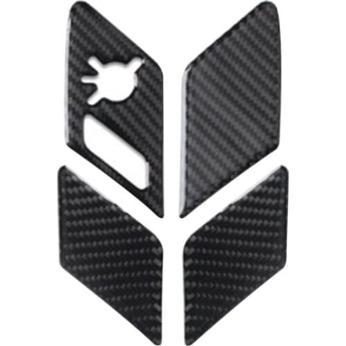 For Golf 7 MK7 2014-2019 Styling Inner Door Lock Switch Panel Trim Cover Carbon Fiber Decal Interior Sticker