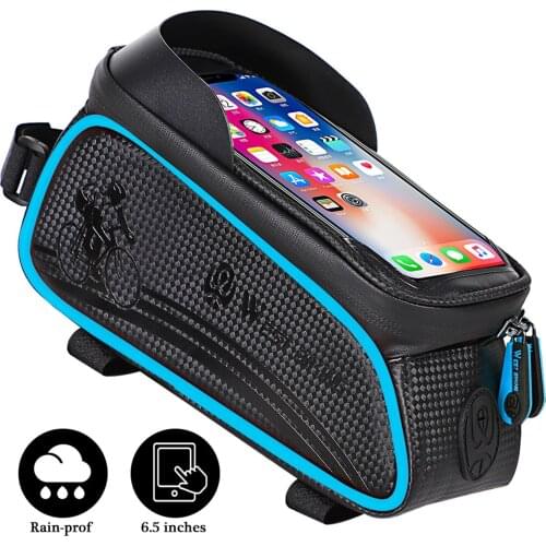 Hot Sale Waterproof Letter Print Storage Bag Storage Rack Bicycle Bag for Bicycles