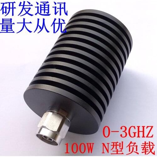 100W coaxial load, N-type male connector, DC-3G frequency, dummy load