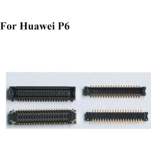 5pcs FPC connector For Huawei P6 P 6 LCD display screen on motherboard mainboard For Huawei P6 P 6