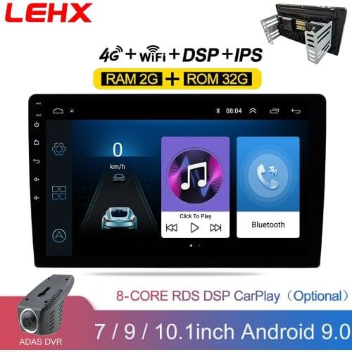 LEHX 9/10 Inch Ram2GB Car 2 din Android 9.0 Radio Car Multime video Player For Volkswagen Nissan Hyundai Kia toyota CR-V lada