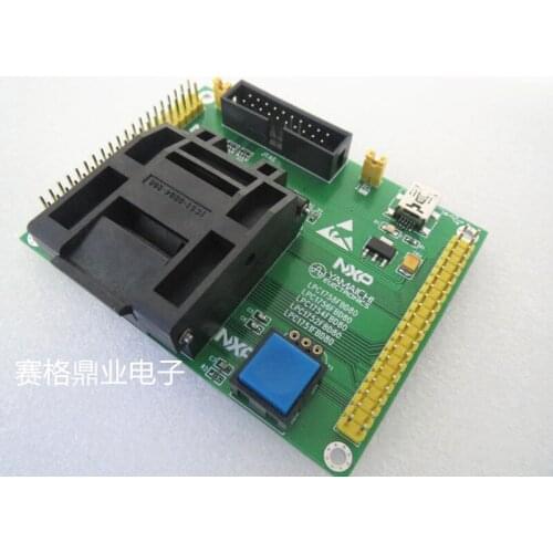 Clamshell LPC1758/1756/1754/1752/1751 IC51-0804-808-14 LQFP80/DIP80 YAMAICHI IC Burning seat Adapter Test Socket test bench