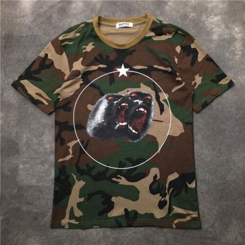 Men 2020 New Novelty Camouflage orangutan T Shirts T-Shirt Hip Hop Skateboard Street Cotton T-Shirts Tee Top kenye S-XXL #K23