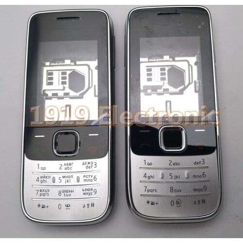 New Full Phone Housing Cover Case+English Or Russian Keypad For Nokia 2730 2730c