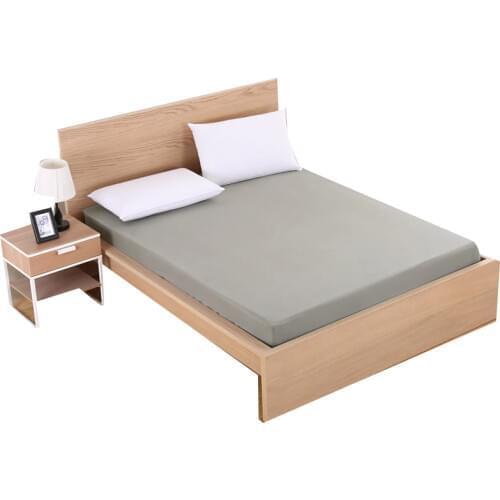 7 Solid Color Mattress Protector Cover Breathable Bed Bugs Anti Mites Proof Mattress Pad Topper Bed Fitted Sheet King Queen Size