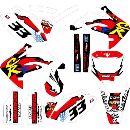 Full set of 3M Stickers kits Motocross Graphics Decals for Honda CRF150 CRF150R 2007 2009 2010 2011 2012 2013 2014-2018 CRF 150R