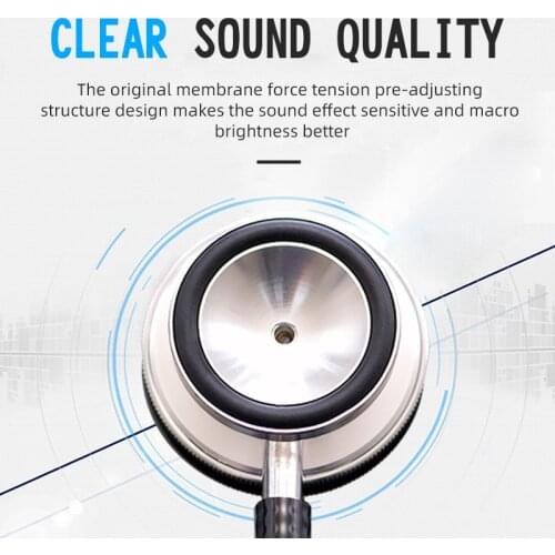 Professional Heart Lung Cardiology Stethoscope Medical Dual Head Doctor Stethoscope Doctor Medical Equipment Device Estetoscopio