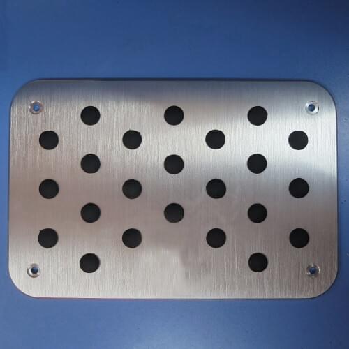 TTCR-II For TOYOTA ALPHARD Sienna PREVIA WISH VENZA HIACE ZALAS RAV4 CAMRY Corolla Universal Floor Mats Pedal Pad Footrest Plate