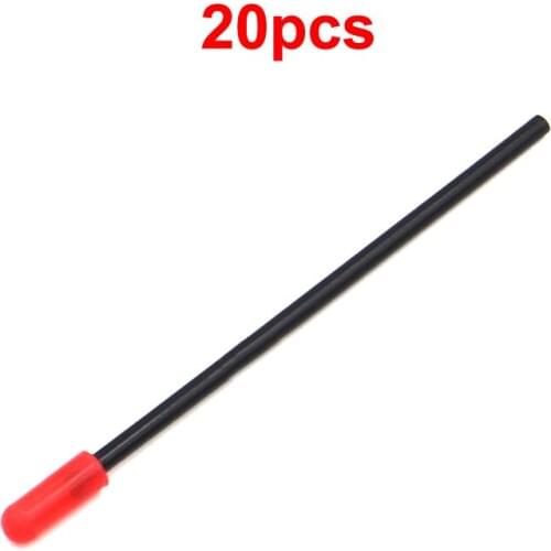 20pcs 2.4G Receiver Antenna Protection Tube with Antenna Cap Silver-plated Pipe Length 90mm Cover for RC FPV Drone Model Parts