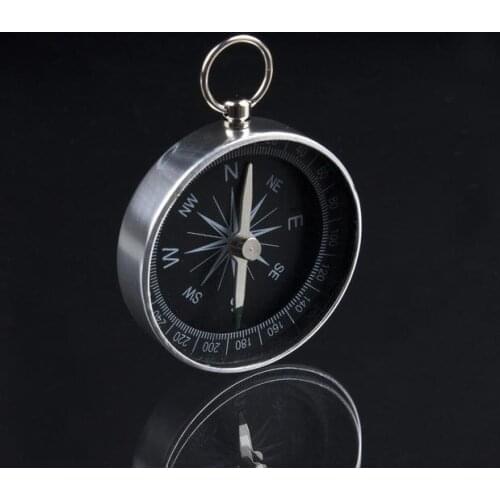 500pcs Pocket Mini Hiking Compasses Lightweight Aluminum Travel Compass Navigation Wild Survival Tool Gifts SN2019