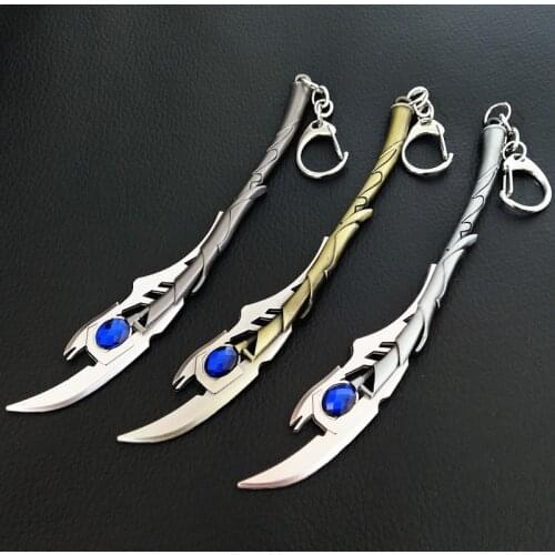 New Movie Loki Scepter Keychain Metal Alloy Key Holder Key Ring For Bag/Key Accessory