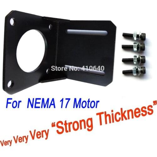 THICK AND STRONG! Bracket for NEMA 17 Stepper Motor Bolts for free Universal Application Bracket for Step Motor Mount of Stepper