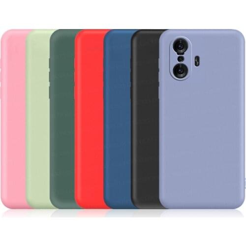For Redmi K40 Gaming Case For Xiaomi Redmi K40 Pro Plus F3 Original Liquid Silicone Shockproof Bumper Soft TPU Phone Back Cover