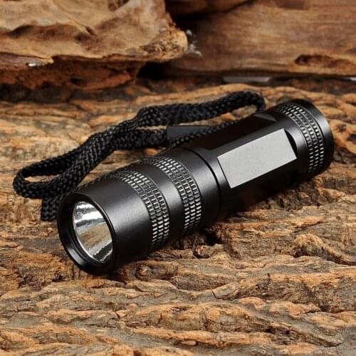 Highlight 1 / 5 Mode mini Flashlight Q5 White Light LED Flashlight Torch WF-602C Pocket Torchlight LED Lamp (CR123A / 16340)