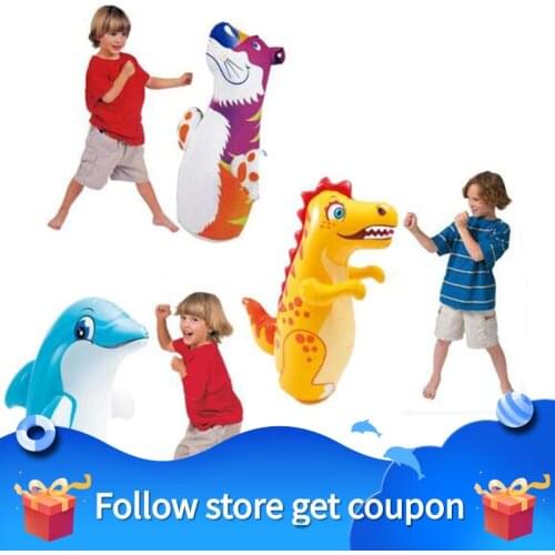 Tumbler Inflatable Doll Wrestler Thickened Punching Boxing Indoor Outdoor Toy For Girls Boys Children