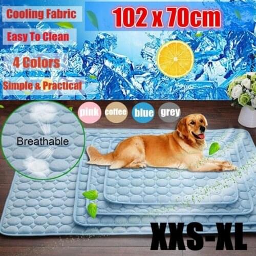 Summer Pet Ice Pad Cooling Pet Pad Cool Breathable Cat Blanket Dog Sleeping Special Pad Pet Accessories