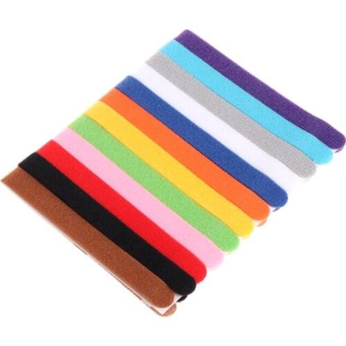 12Pcs Pets Puppy Collars Different Colors Soft Identification Mark For Cats Dogs