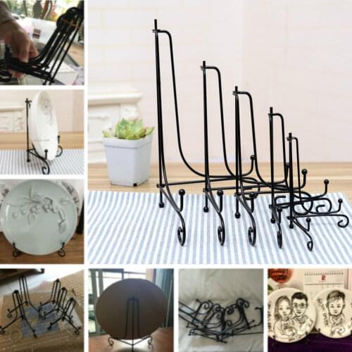 4/6/7/8/10/12Inch Iron Bracket Display Stand for Bowl Plate Art Photo Picture Frame KI