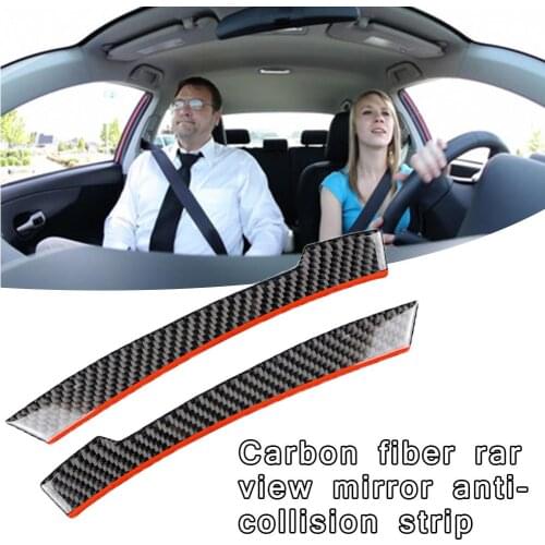 Carbon Fiber Rear View Mirror Anti - Collision Strip Body Rubbing Strip for Mercedes-Benz Rearview Mirror Anti - Rub Rearview