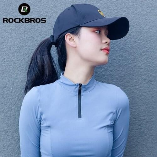 ROCKBROS Cycling Caps Spring Summer Men Women Sun Protection Breathable Hats For Running Camping Outdoor Sports