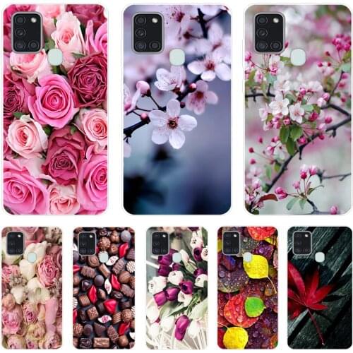 For Samsung A21S Case Phone Cover Silicone Soft TPU Back Cover for Samsung Galaxy A21S Case 6.5 inch A 21S A21 S Fundas Bumper