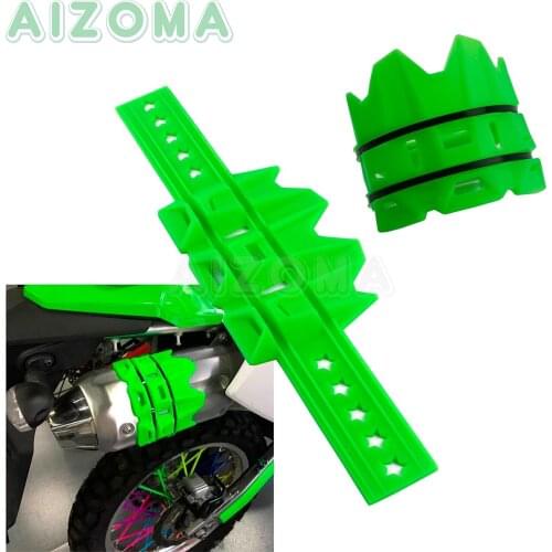 Universal Exhaust Silencer End Shield Muffler Pipe Cover Protector For Yamaha Kawasaki WRF YZF KLX KLR KXF KX CRF DRZ Motocross