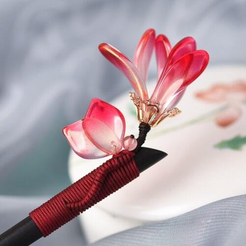 NEW Vintage Handmade Luxury Hair Sticks Ethnic Palace Princess Hairpins Wedding Bride Headwear For Womens Ethnic Hair Jewelry