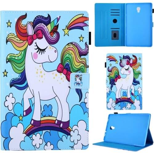 SM-T590 Tablet Cover Cute Animals Flower Print Case For Samsung galaxy Tab A 10.5 2018 SM-T590 T595 T597 Fundas Shell Skin