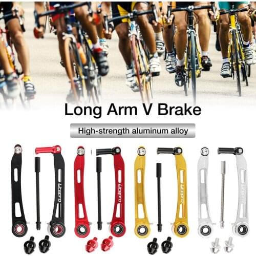 1 Set Of Bicycle Long Arm V Brake High Quality Thickened Brake Arm Lightweight Mountain Bike V-brake Cycling Equipment