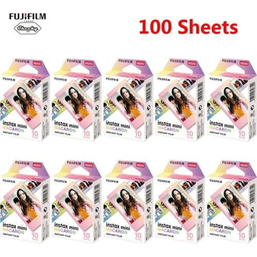 10-100 sheets Fujifilm Instax mini film for Fujifilm Instant Camera 7 8 9 25 50s 70 90 sp-1 sp-2 Smartphone Photo Printer