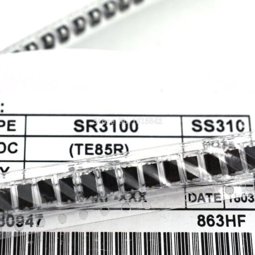 100PCS/LOT SS310 SMD Diode 3A 100V DO-214AC SMA SR3100